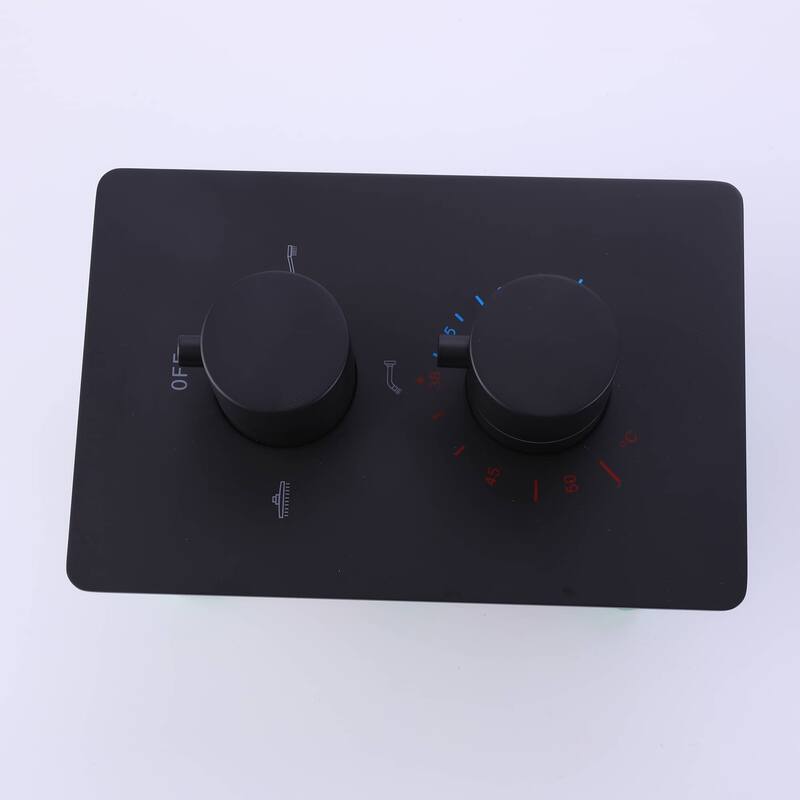 Wall Mount Tub Shower Faucet Set With Pressure Balance Valve 10 Inch Rainfall Head Shower System With Handheld Shower Combo Set