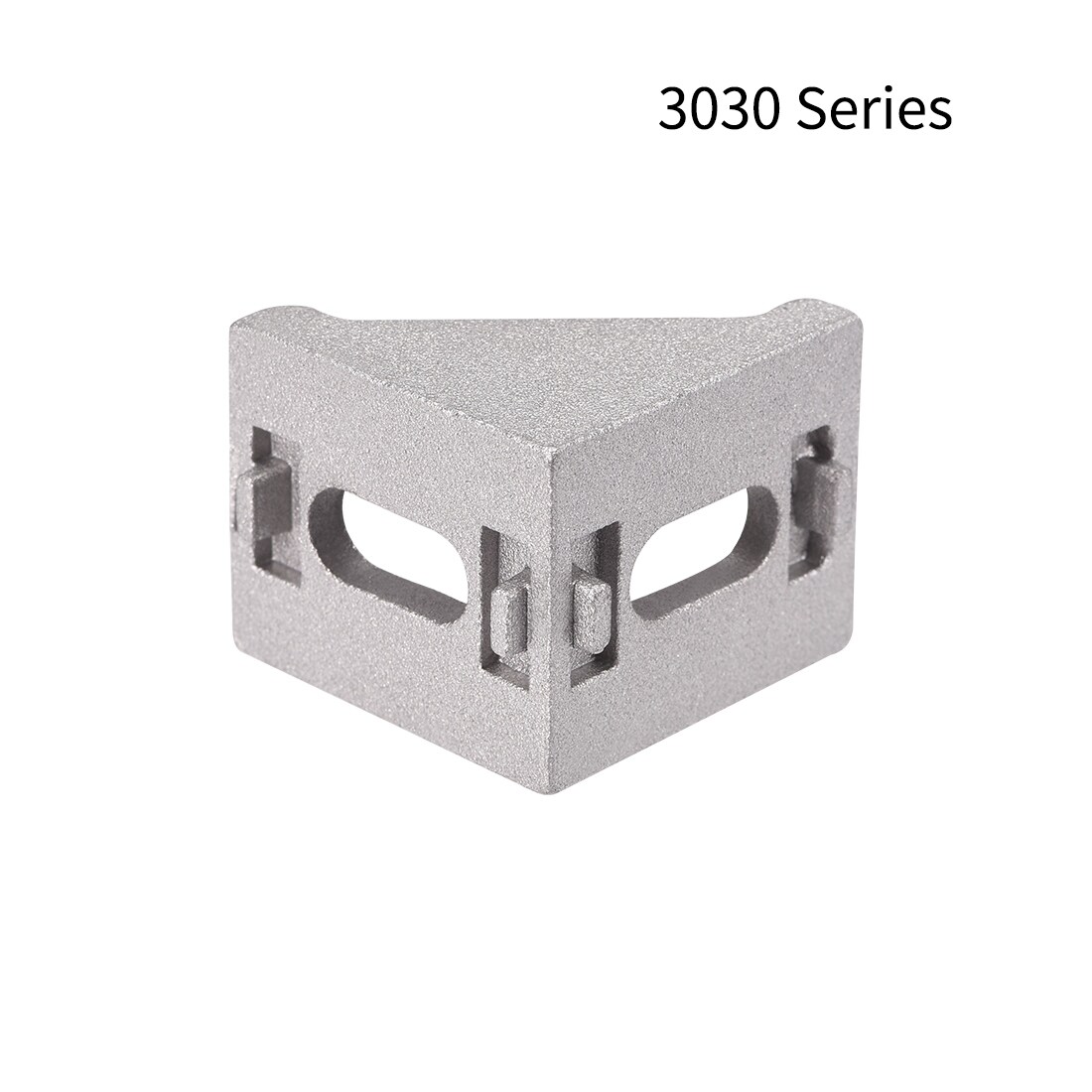 10pcs Durable Silver Aluminum Bracket 3030 Corner Bracket 35x35x28mm Solid Cast 