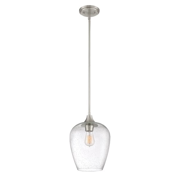 slide 2 of 6, Towne 1-Light Mini Pendant in Brushed Nickel