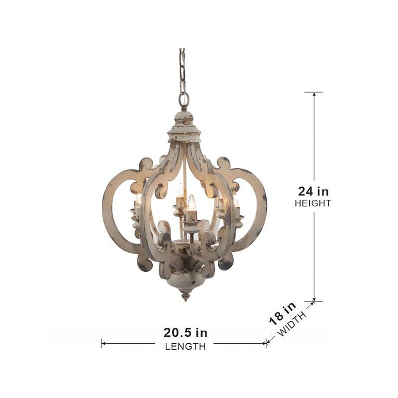 Chandelier 6 - Light Farmhouse Pendant Lighting