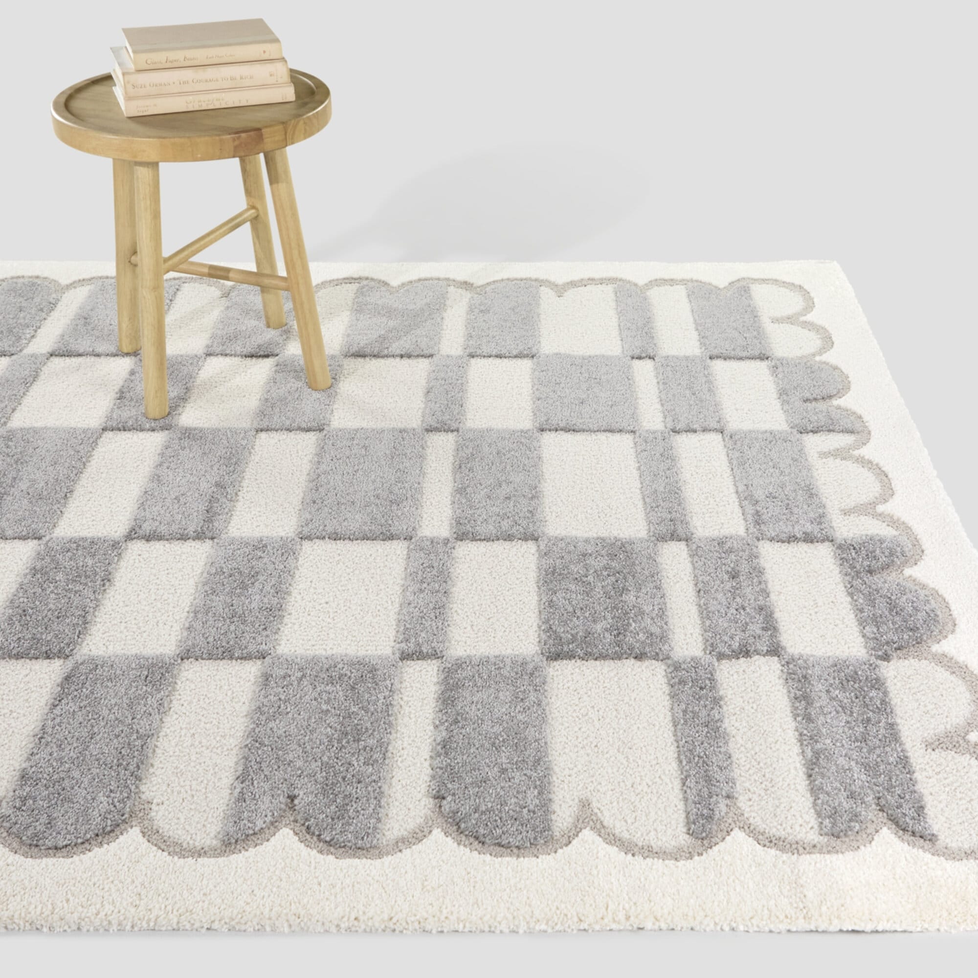 Sylvester Modern Checkered Area Rug
