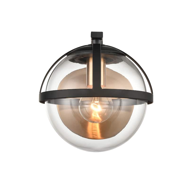 Elk Home Davenay Multiple Finishes With Clear Glass 2 Light Vanity Light - 6'' - Satin Brass