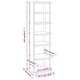 preview thumbnail 4 of 5, vidaXL Shoe Cabinet Shoe Storage Organizer for Living Room Engineered Wood