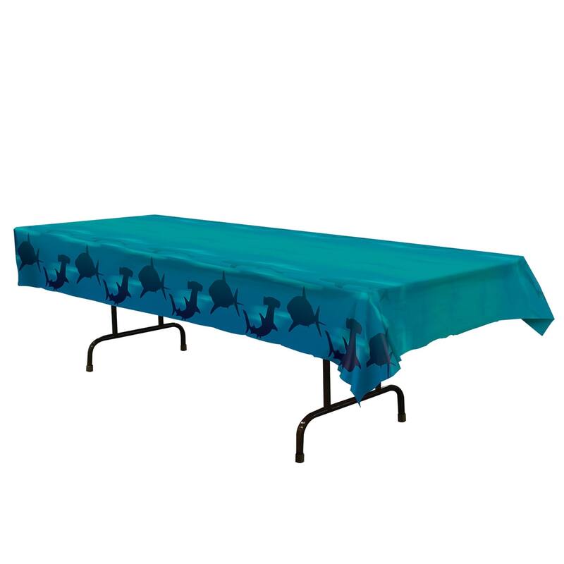 15.75" Vibrant Unique Shark Designed Tablecover