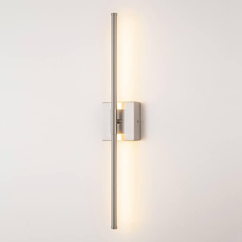 1-Light 23.6 in. Modern Linear Dimmable Integrated LED Bathroom Vanity Light Wall Sconce