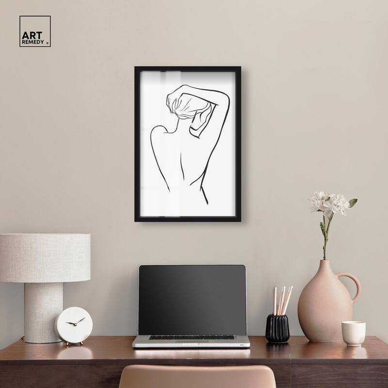 Woman in Contour Shadowbox by Art Remedy
