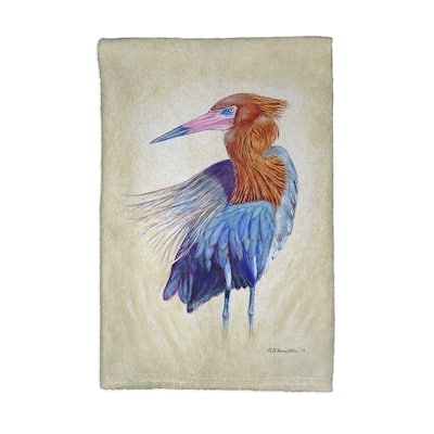 Reddish Egret Portrait Kitchen Towel - 16x25