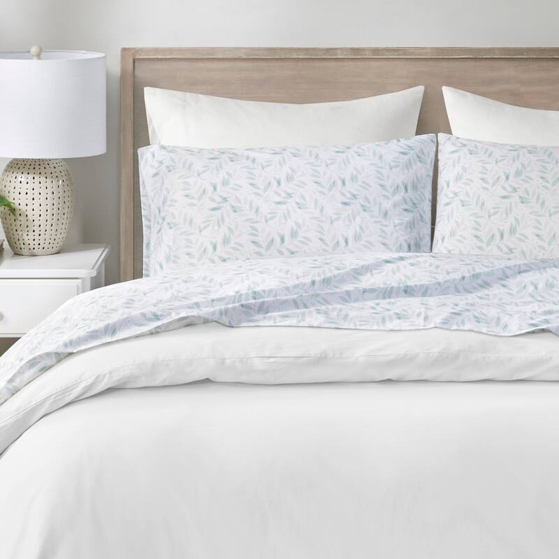 Madison Park Essentials 200 Thread Count Printed Cotton Sheet Set