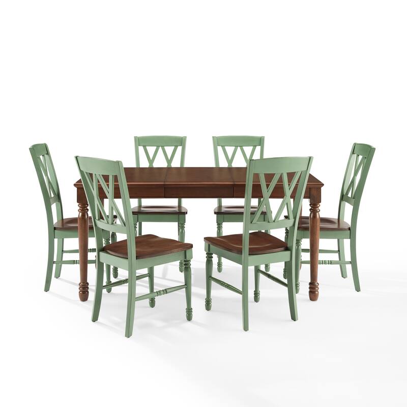 Crosley Shelby 7-Piece Dining Table Set For 6