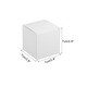 Paper Cardboard Boxes Gift Paper Box White 2.8x2.8x2.8 Inch For Gift 