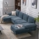 preview thumbnail 21 of 20, U-Shaped 4-Seat Indoor Sectional Sofa