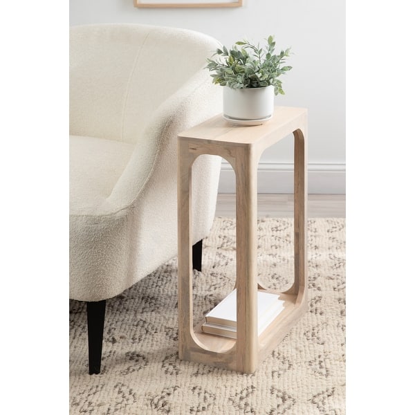 slide 2 of 39, Kate and Laurel Dahl Wood Slim Side Table