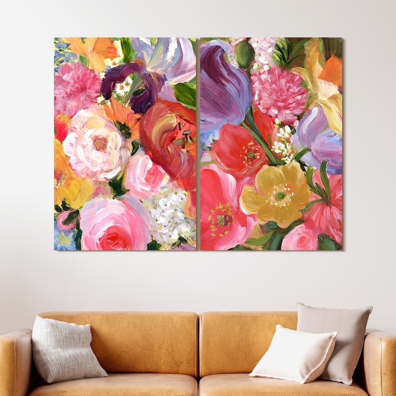 Empire Art Direct Blossom Symphony Printed Tempered Glass Wall Art - Multi-Color