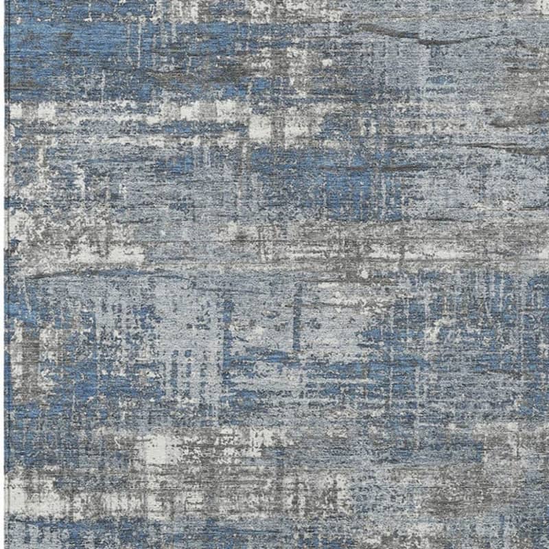 HomeRoots Geometric Transitional Rectangle Outdoor Rug