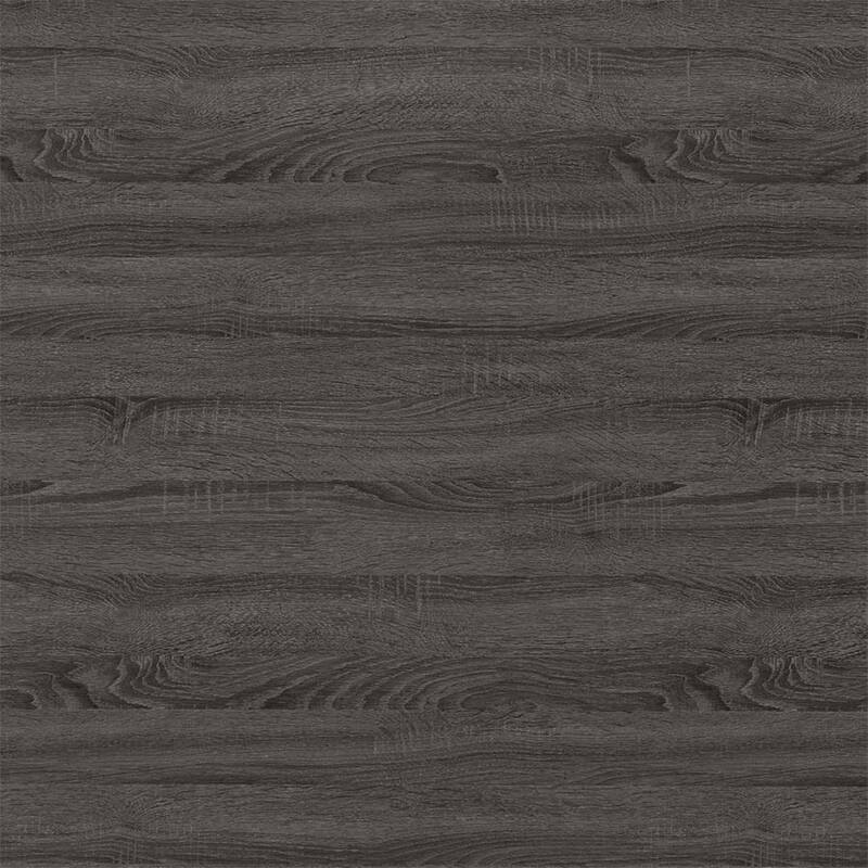 10-Shelf Wood Bookcase in Weathered Grey