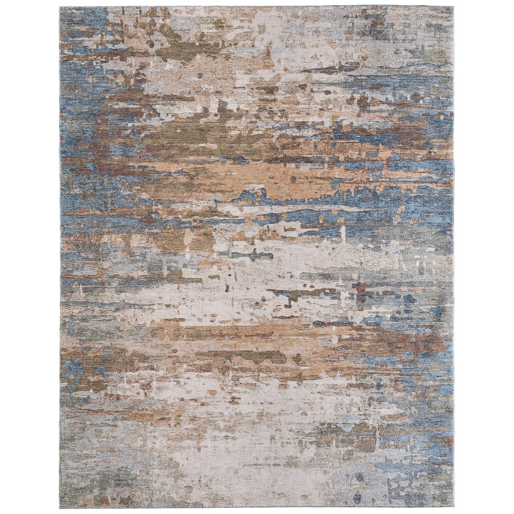 Grand Bazaar Stirling Machine Made Abstract Modern Area Rug