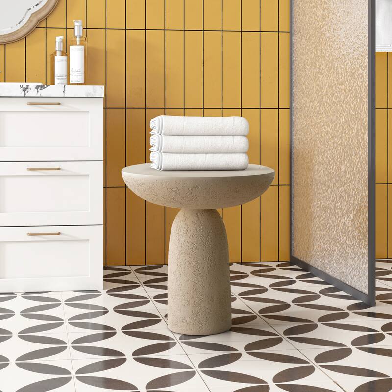 Round Side Table End Table