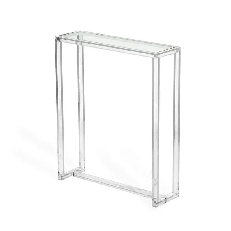Modern Narrow Console Table acrylic Sasha Console