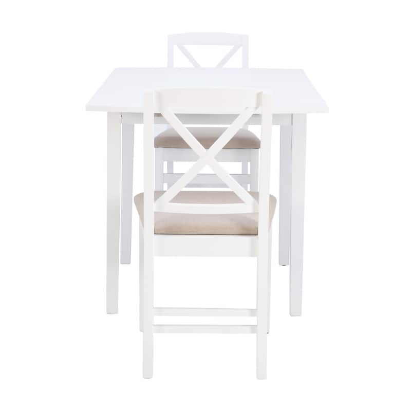 Piedmonth Rustic 3-Piece Drop Leaf Dining Set
