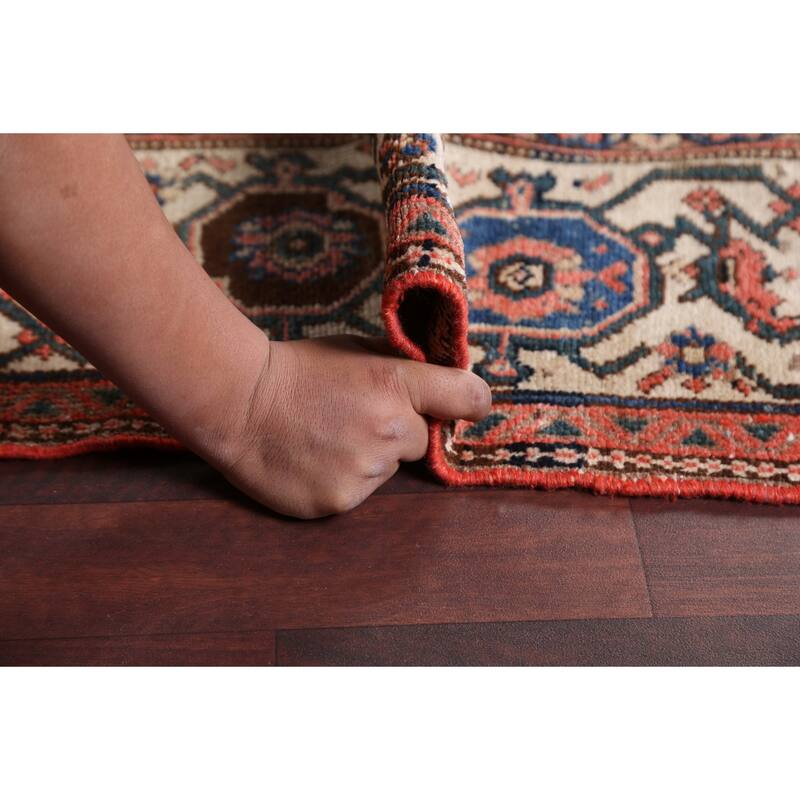 Pre-1900 Antique Malayer Persian Runner Rug Hand-knotted Wool Carpet - 6'10" x 15'7"