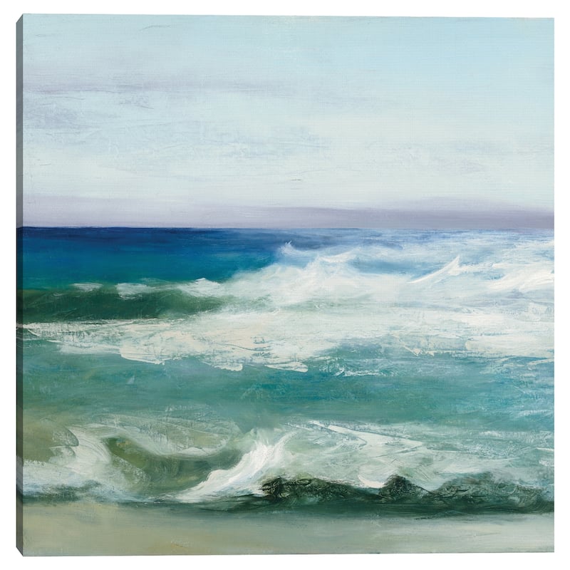 Azure Ocean by Julia Puriton Canvas Art Print