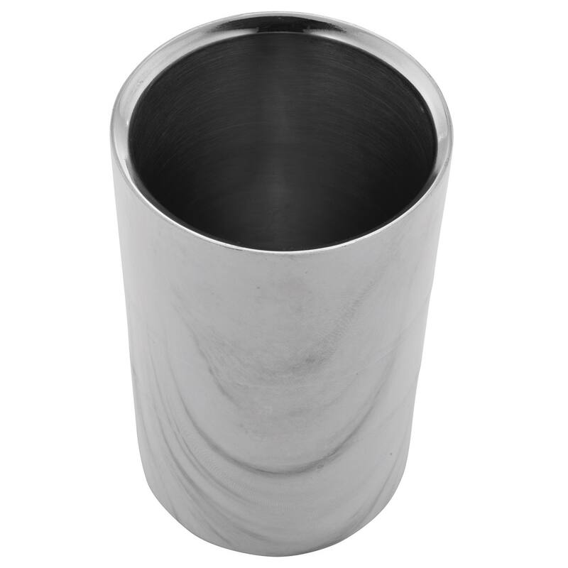 Sol Living Wine Chiller Bucket Double Wall Stainless Steel Barware Wine & Champagne Holder, 1.6 qt