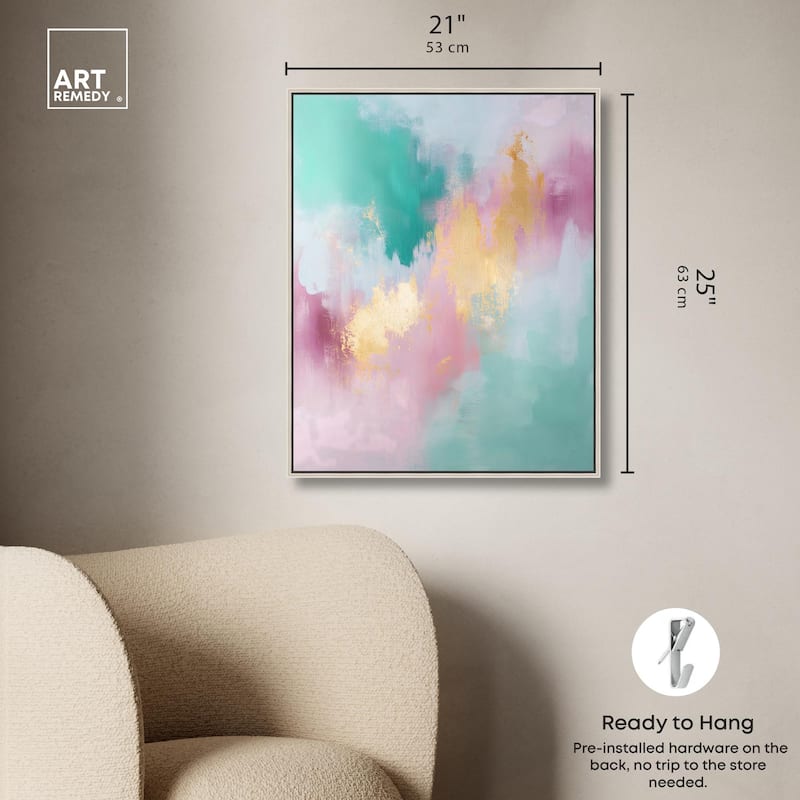 Pastel Dreams Mist Canvas by Art Remedy