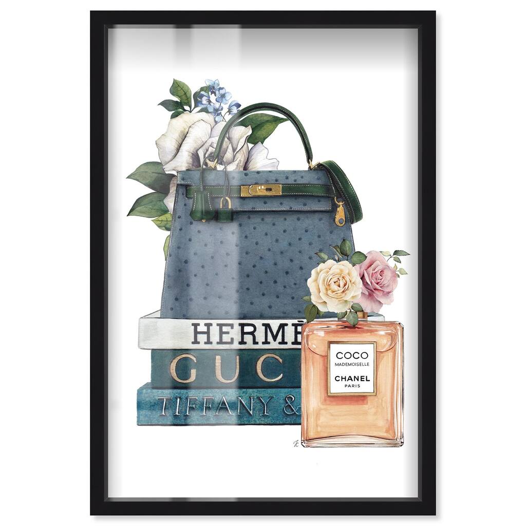 Books and Coco Orange Shadowbox by Art Remedy