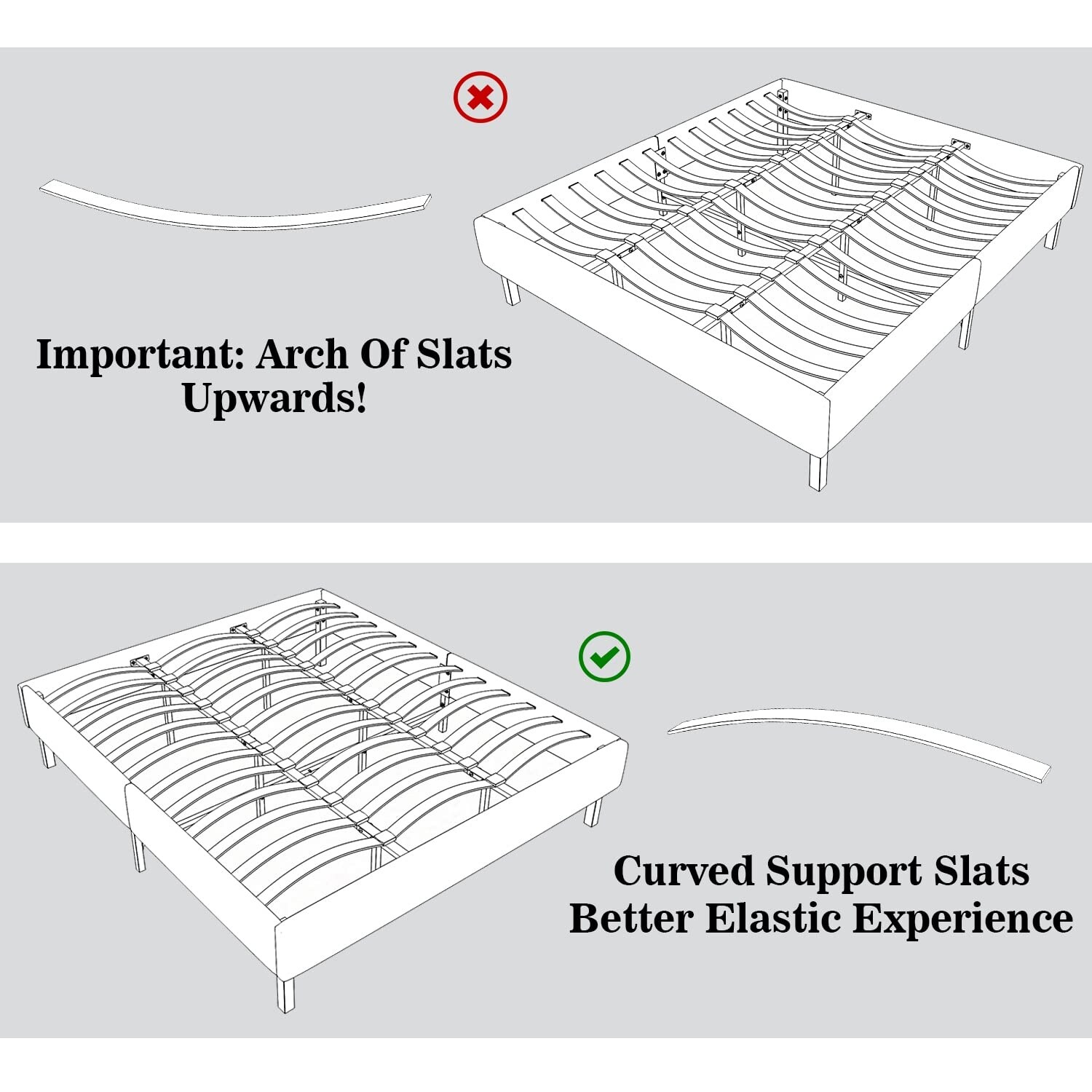 King size bed and new arrivals box spring