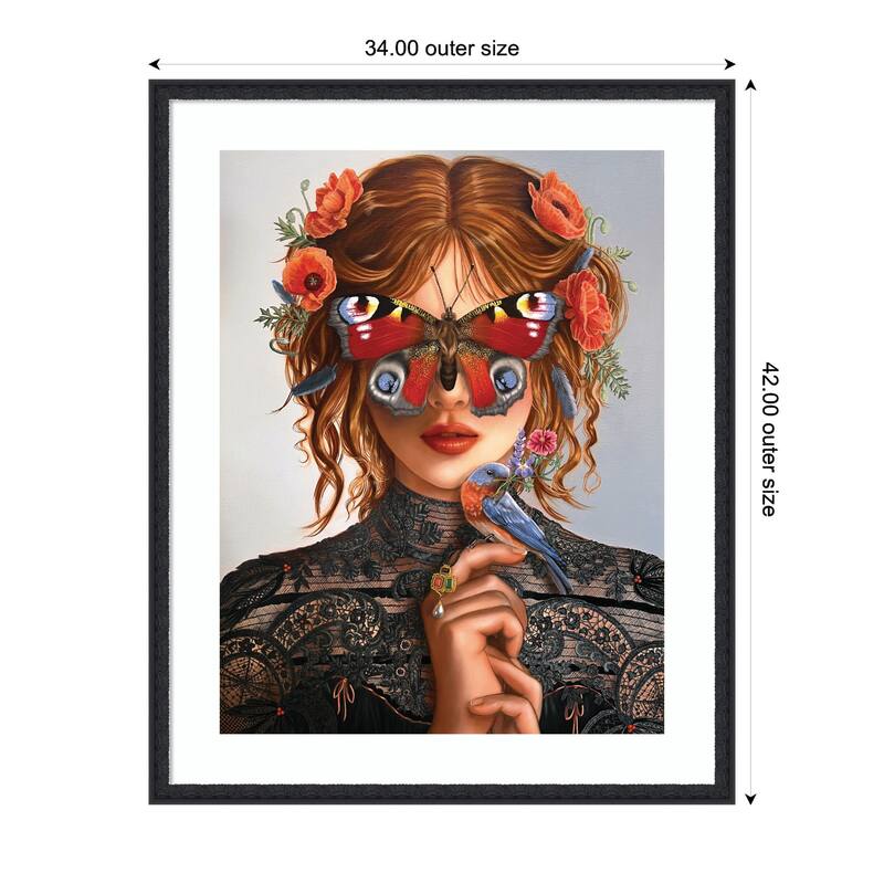 Kate and Laurel Dreamer by Charlotte Brindley Framed Wall Art Print