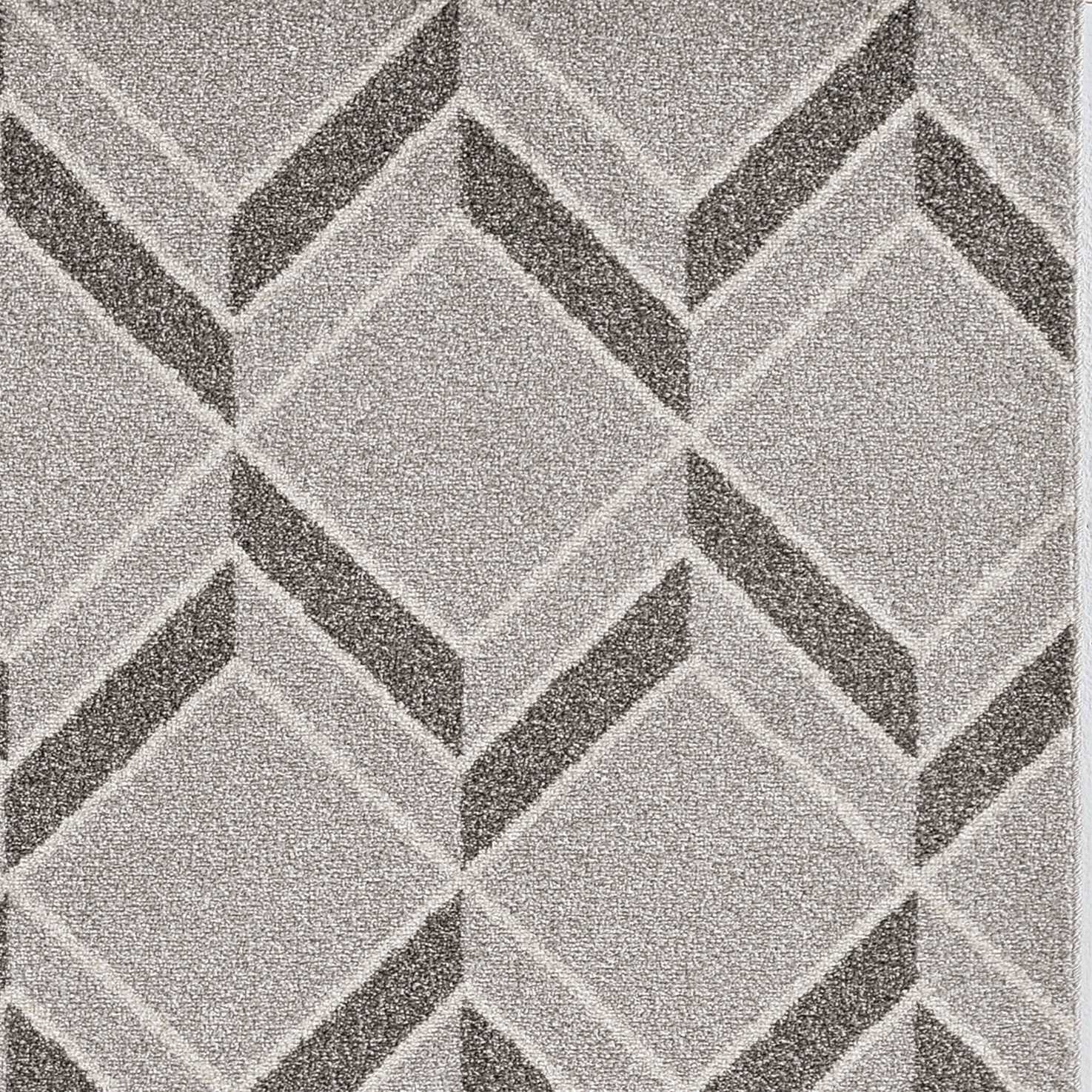 2'X4' Grey Machine Woven Uv Treated Herringbone Illusion Indoor Outdoor Accent Rug 2'X4' Grey Machine Woven Uv Treated Herringbone Illusion Indoor Outdoor Accent Rug