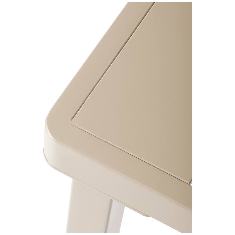 Frond and Form 59 Inch By 35.4 Inch Outdoor Steel Rectangular Dining Table