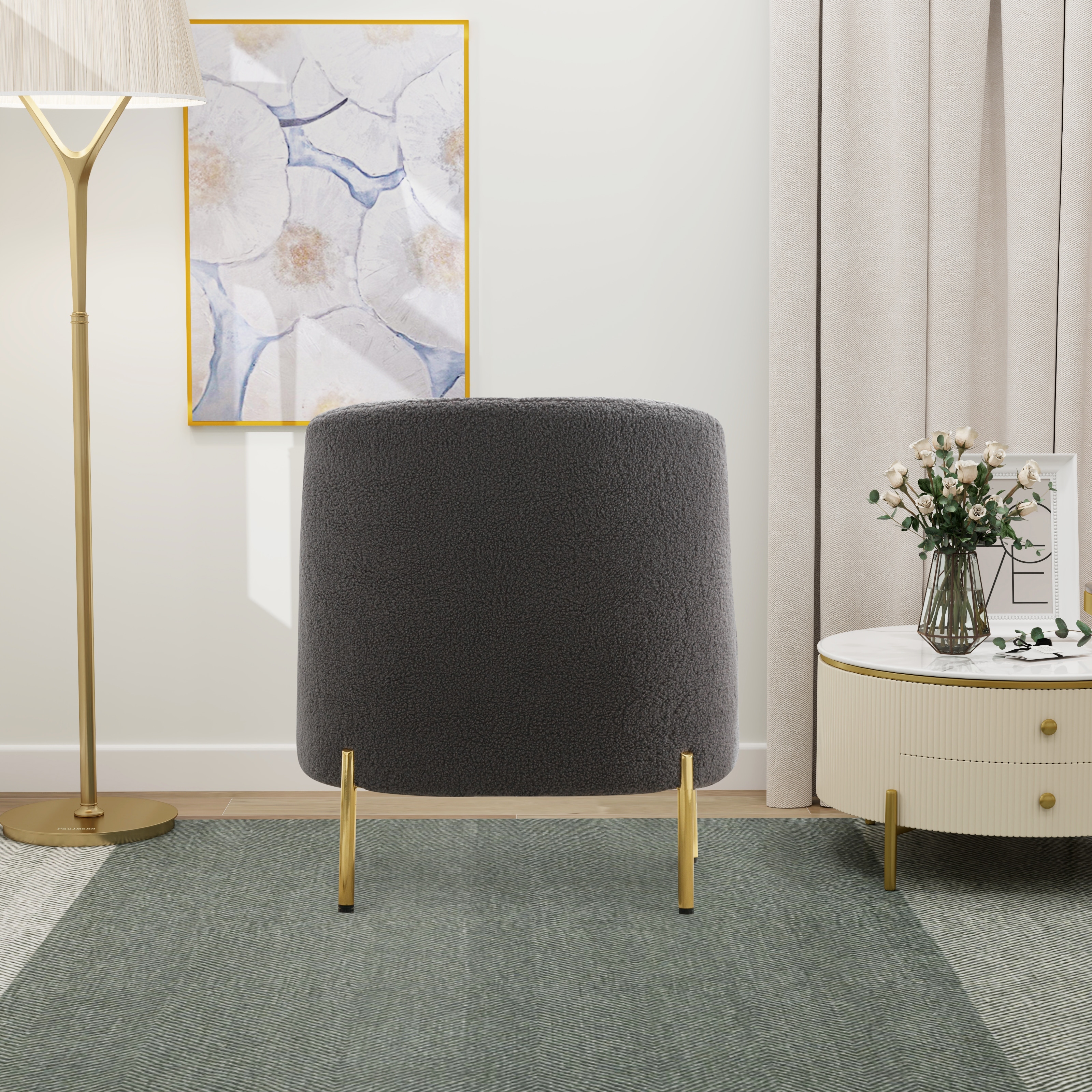 Curved reading best sale chair