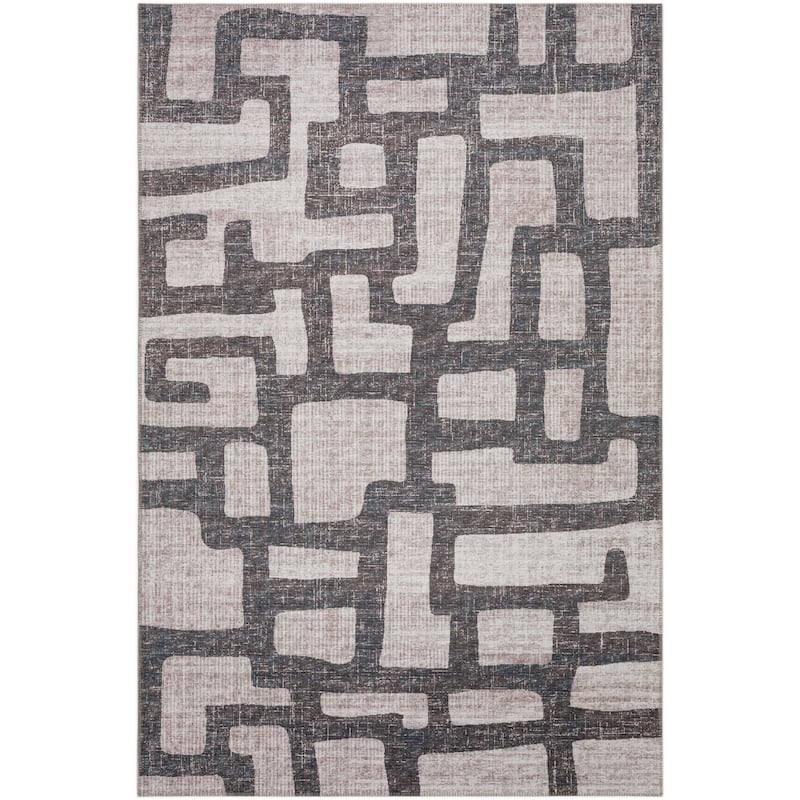 Indoor/ Outdoor Addison Yuma Modern Cobblestone Washable Area Rug