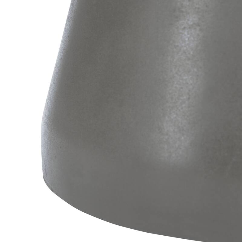 SAFAVIEH Torre Concrete Indoor/ Outdoor Accent Table (Dark Grey) - 12.2" x 12.2" x 17.3"
