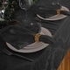 preview thumbnail 1 of 23, Elrene Barcelona Damask Fabric Napkins (Set of 4) - 17" w x 17" l gray