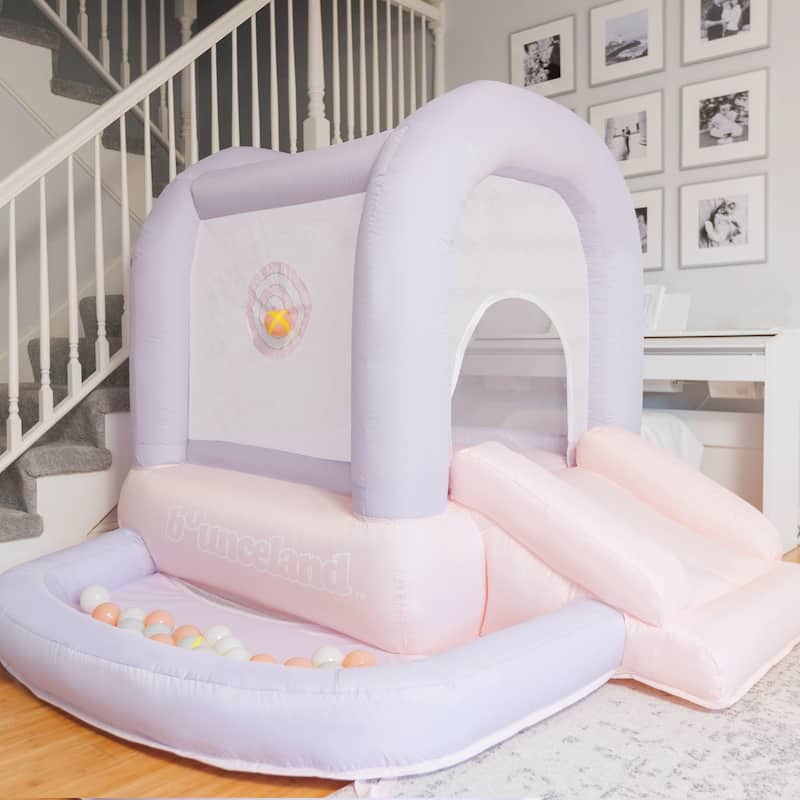 Bounceland Mini Bouncer Cotton Candy with ball pit - 2-4 Years