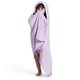 preview thumbnail 5 of 3, Kids Hooded Bath Towel with Pockets - Super Soft and Absorbent- Light Purple Unicorn