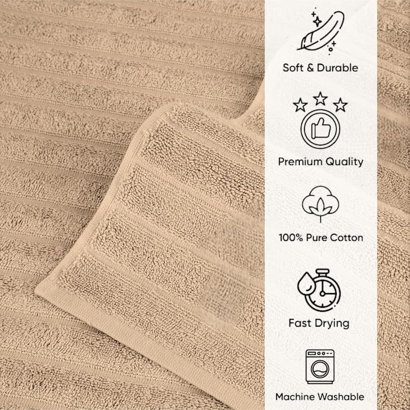 Brampton 6 Piece Luxury Turkish Cotton Towel Set
