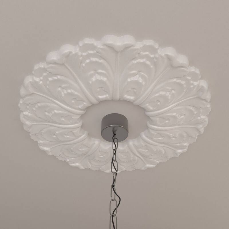 25 1/2"OD x 8 1/8"ID x 1 5/8"P Marlowe Ceiling Medallion - 25 1/2"OD x 8 1/8"ID x 1 5/8"P