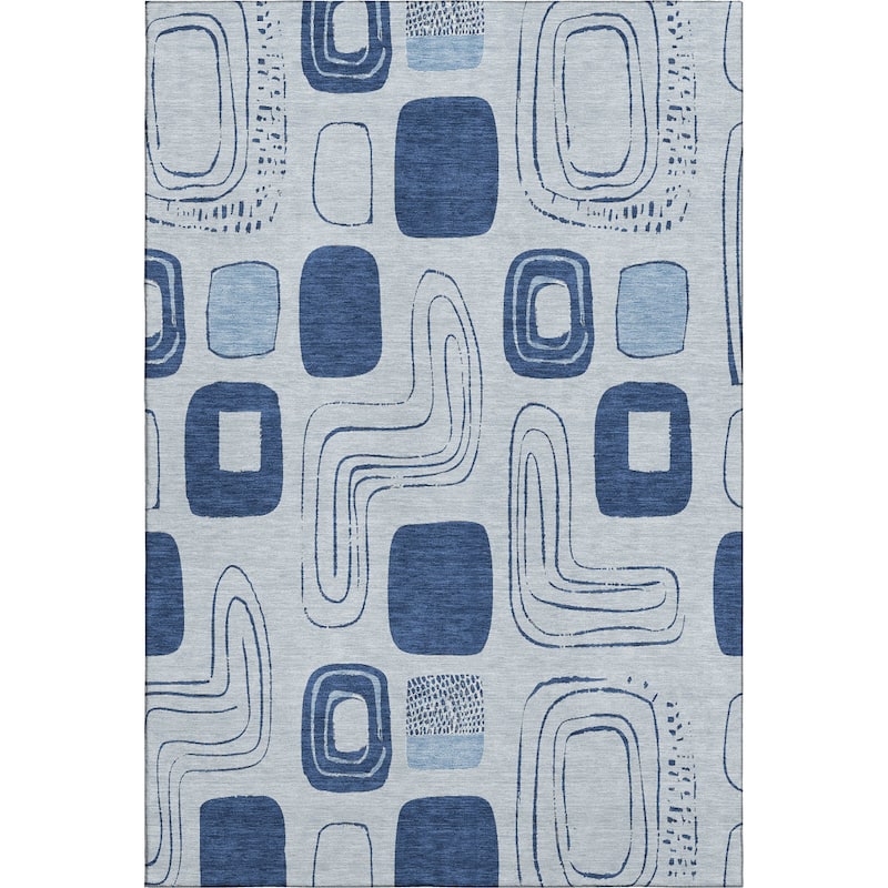 Premium Washable Super Soft Contemporary Elements Mayfield Rug