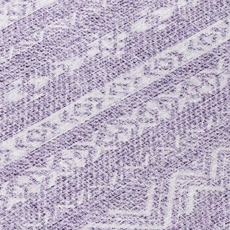 Machine Washable Indoor/ Outdoor Chantille Stripes Boho Rug