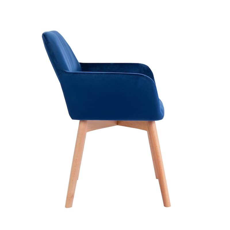 Porthos Home Diana Velvet/ Beech Wood Dining Chairs (Set of 2)