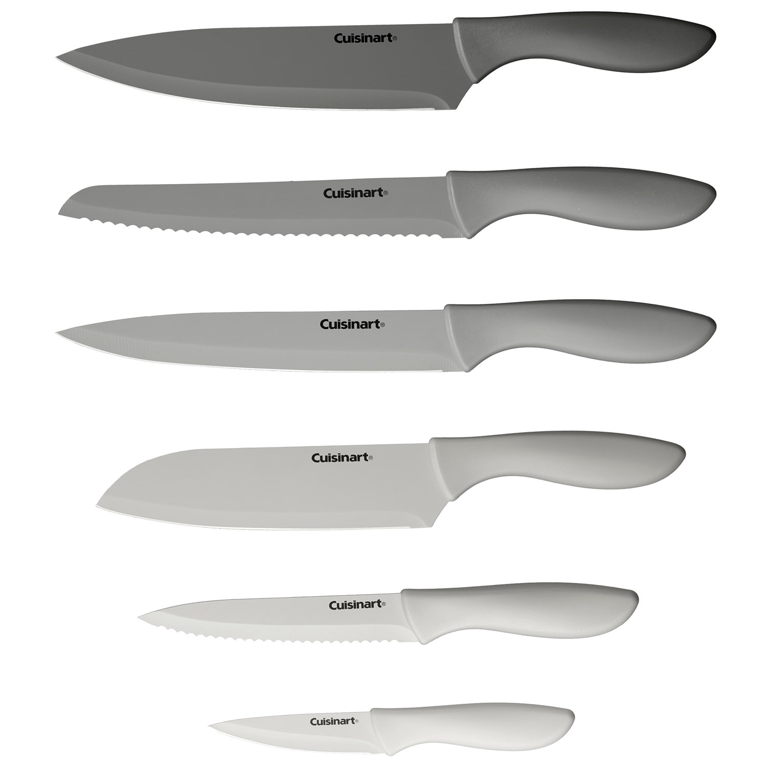 Cuisinart Advantage Color Collection 12-Piece Knife Set with Blade Guards,  Matte Black