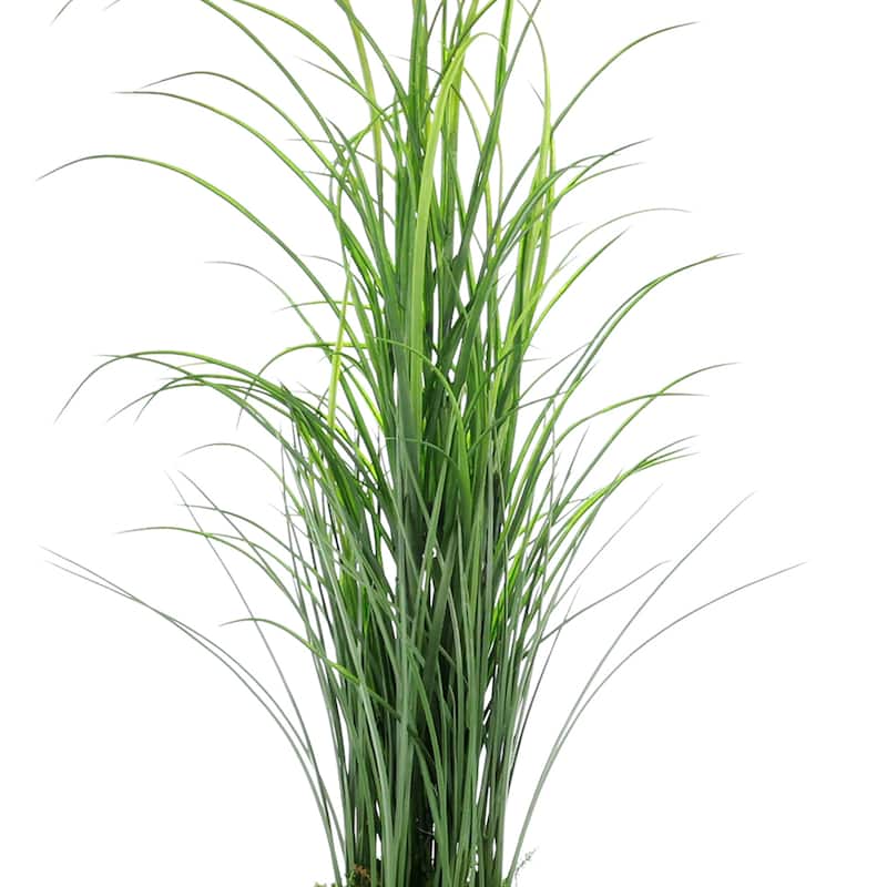 Grass in Bamboo Planter - 38