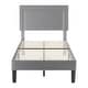 preview thumbnail 21 of 70, Kids Bed Frame, Height Adjustable Upholstered Bed, Twin Size Bed Set of 2