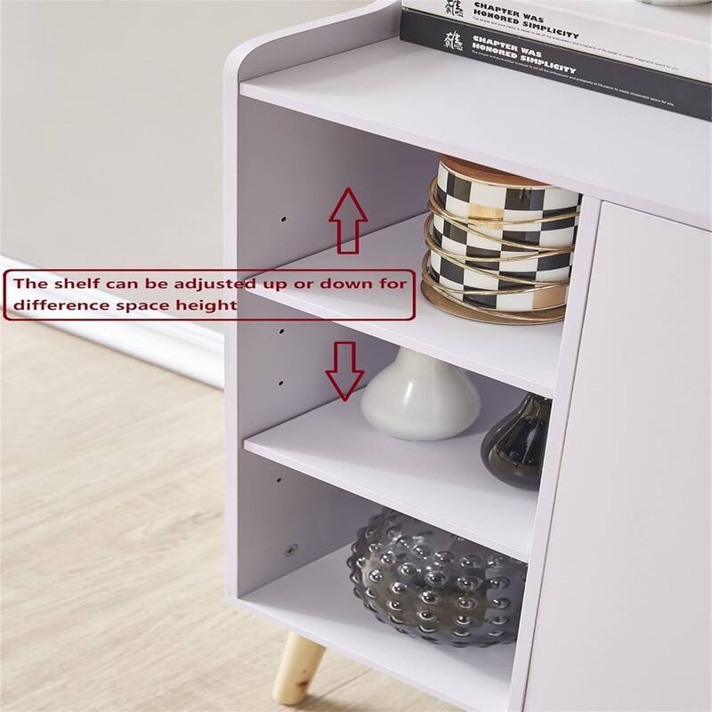 Storage Sideboard - 13.38"D x 31.5"W x 33.46"H