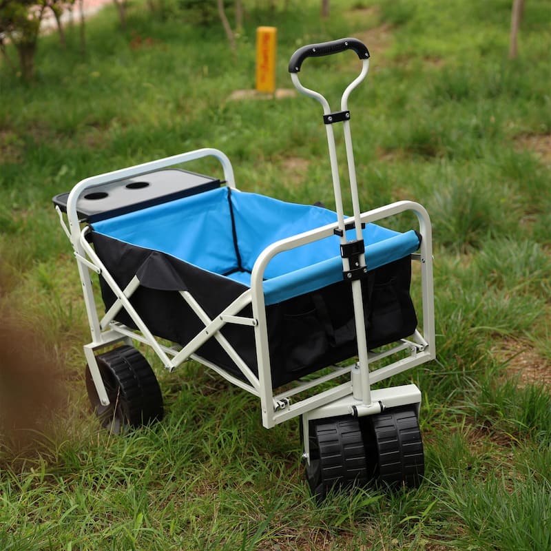 Modern Folding Wagon, Garden Shopping Beach Cart