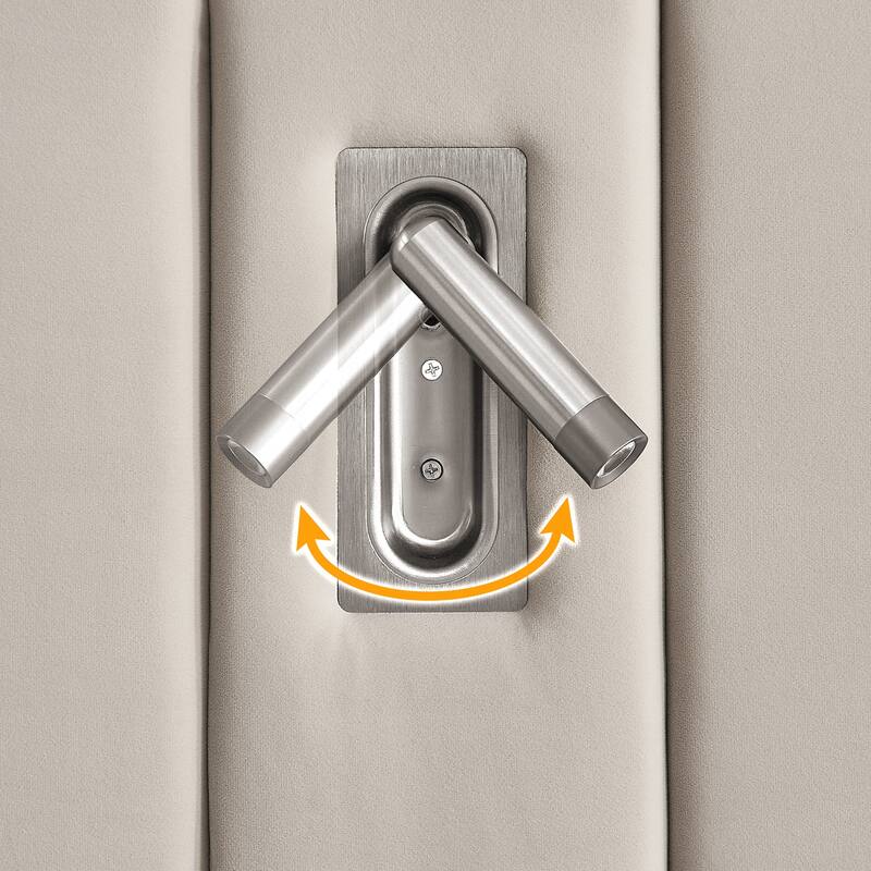 King Size Upholstered Bed Frame with Velvet Fabric