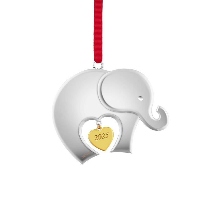 Nambe Baby's First Christmas Ornament 2025 - Metal - Silver